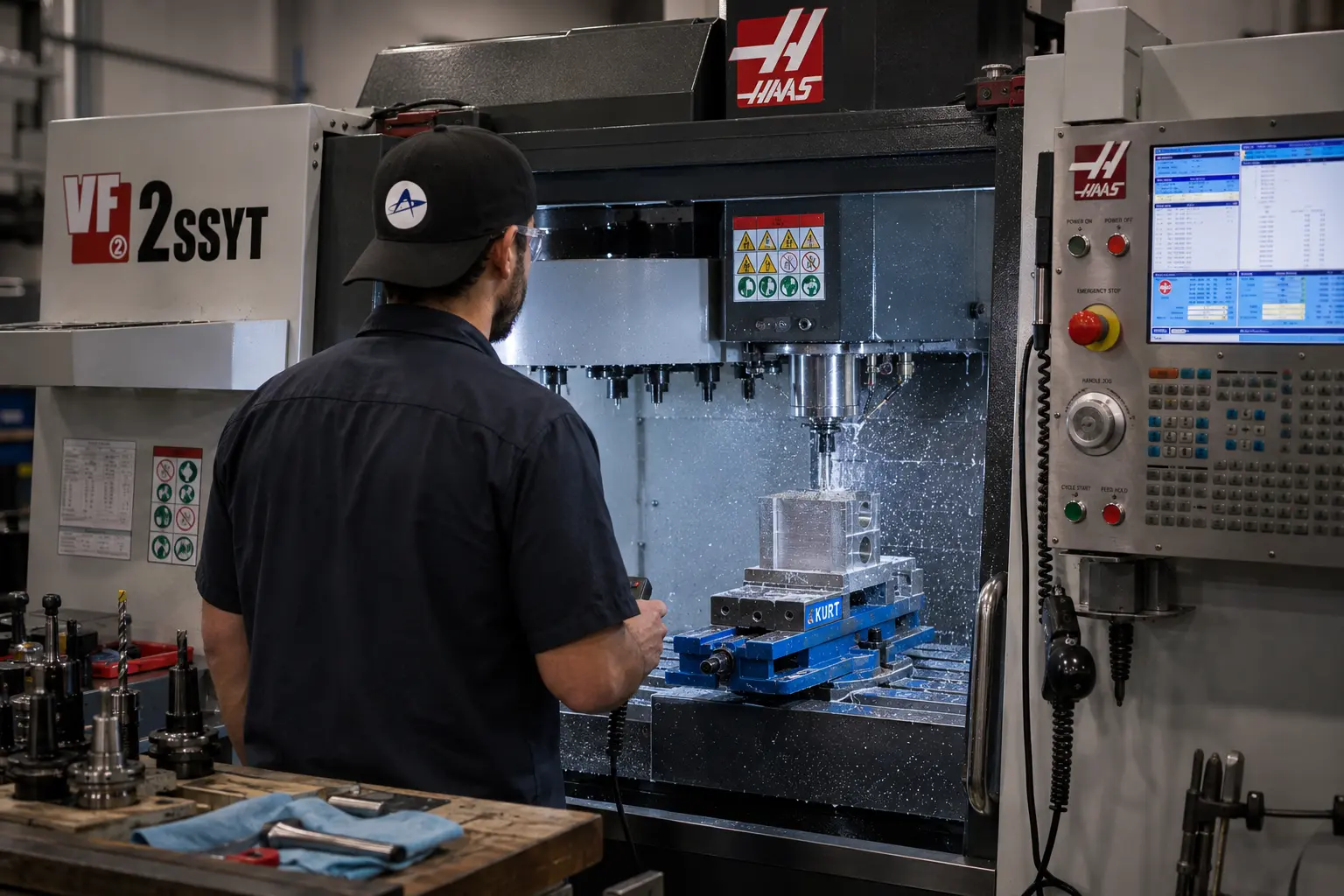 Machining at the Aerosapien facility